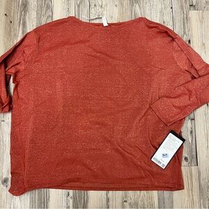 NWT Lululemon Back in Action Long Sleeve